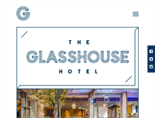 Tablet Screenshot of glasshousehotel.com.au